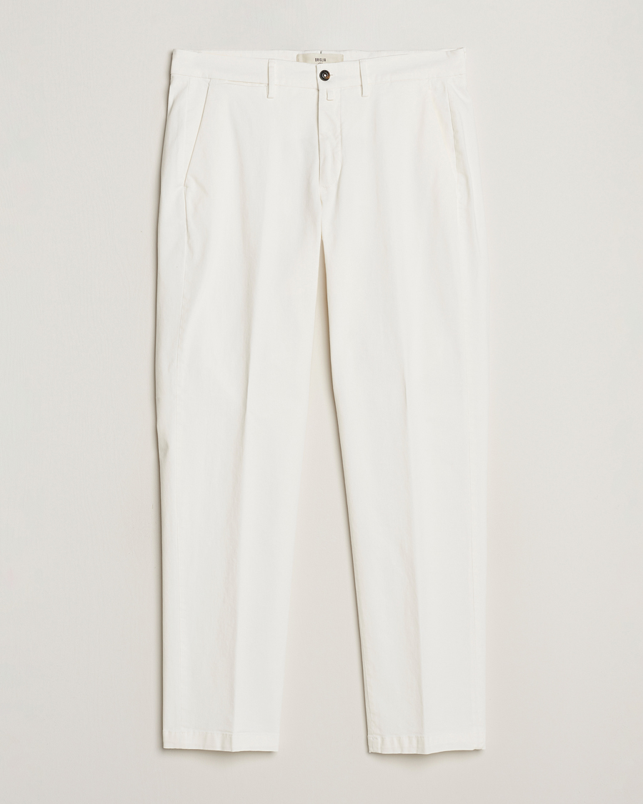 Homme | Pantalons | Briglia 1949 | Soho Tailored Easy Fit Chino Off White
