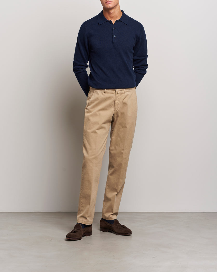 Homme | Pantalons | Briglia 1949 | Soho Tailored Easy Fit Chino Beige