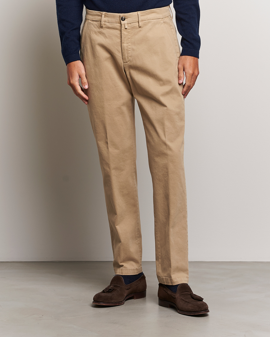 Homme | Pantalons | Briglia 1949 | Soho Tailored Easy Fit Chino Beige