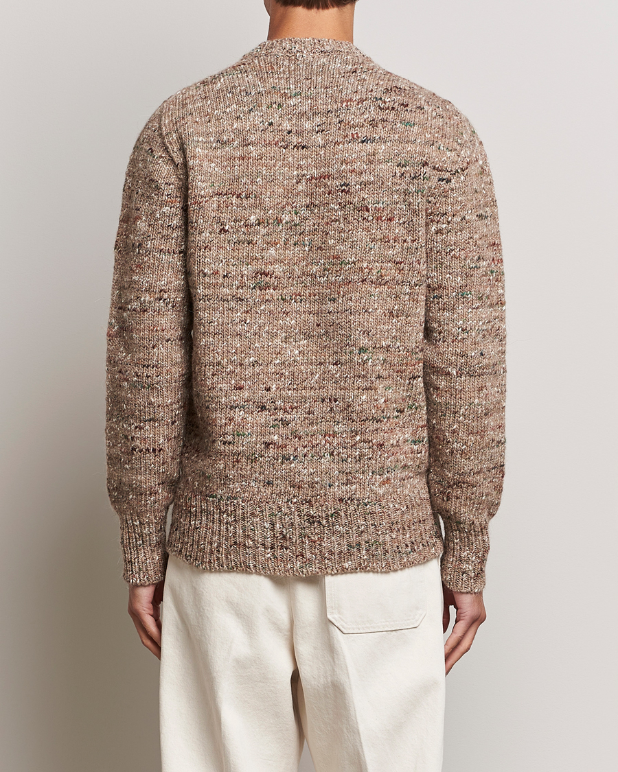 Homme | Pulls Et Tricots | Lardini | Wool/Alpaca/Silk Boucle Roundneck Beige