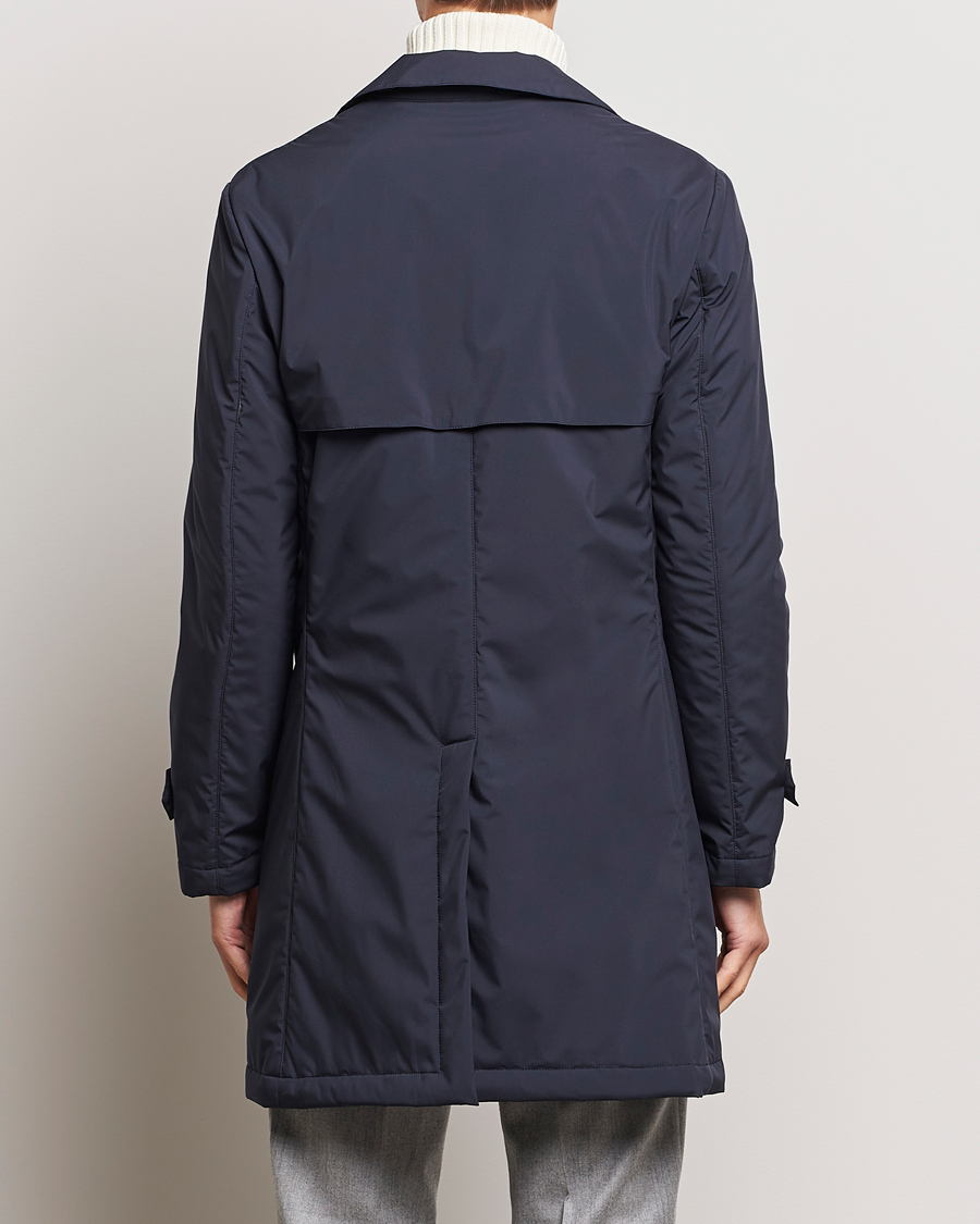 Homme | Manteaux Et Vestes | Lardini | Packable Water Repellent Coat Navy