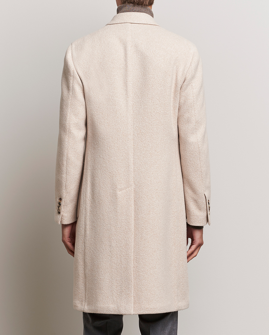 Homme | Manteaux Et Vestes | Lardini | Wool/Silk/Cashmere Double Breasted Coat Beige