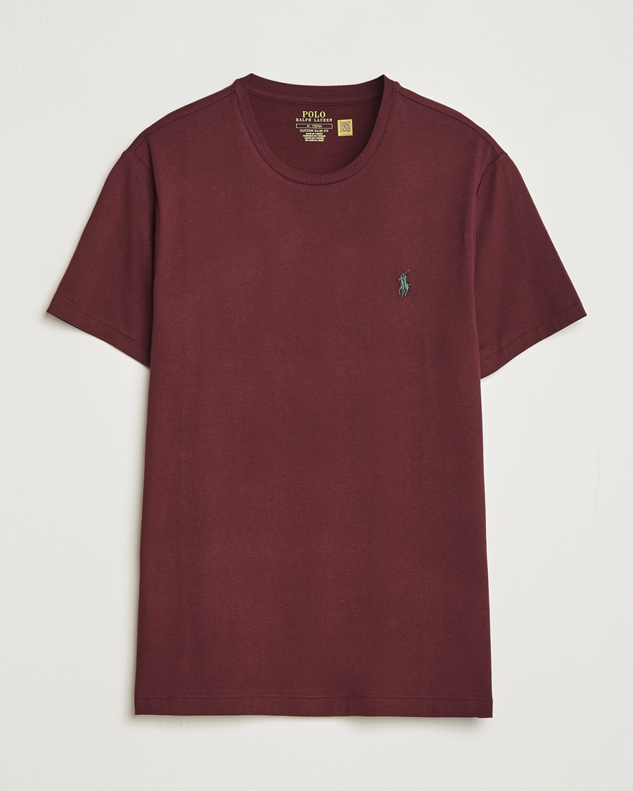 Homme | T-shirts | Polo Ralph Lauren | Crew Neck T-Shirt Harvard Wine