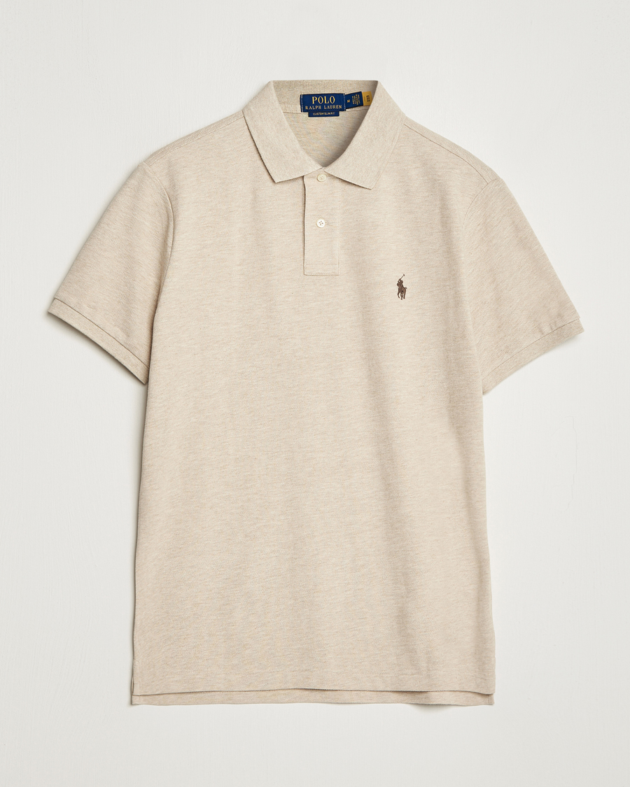 Homme | Polos | Polo Ralph Lauren | Custom Slim Fit Polo Expedition Dune Heather