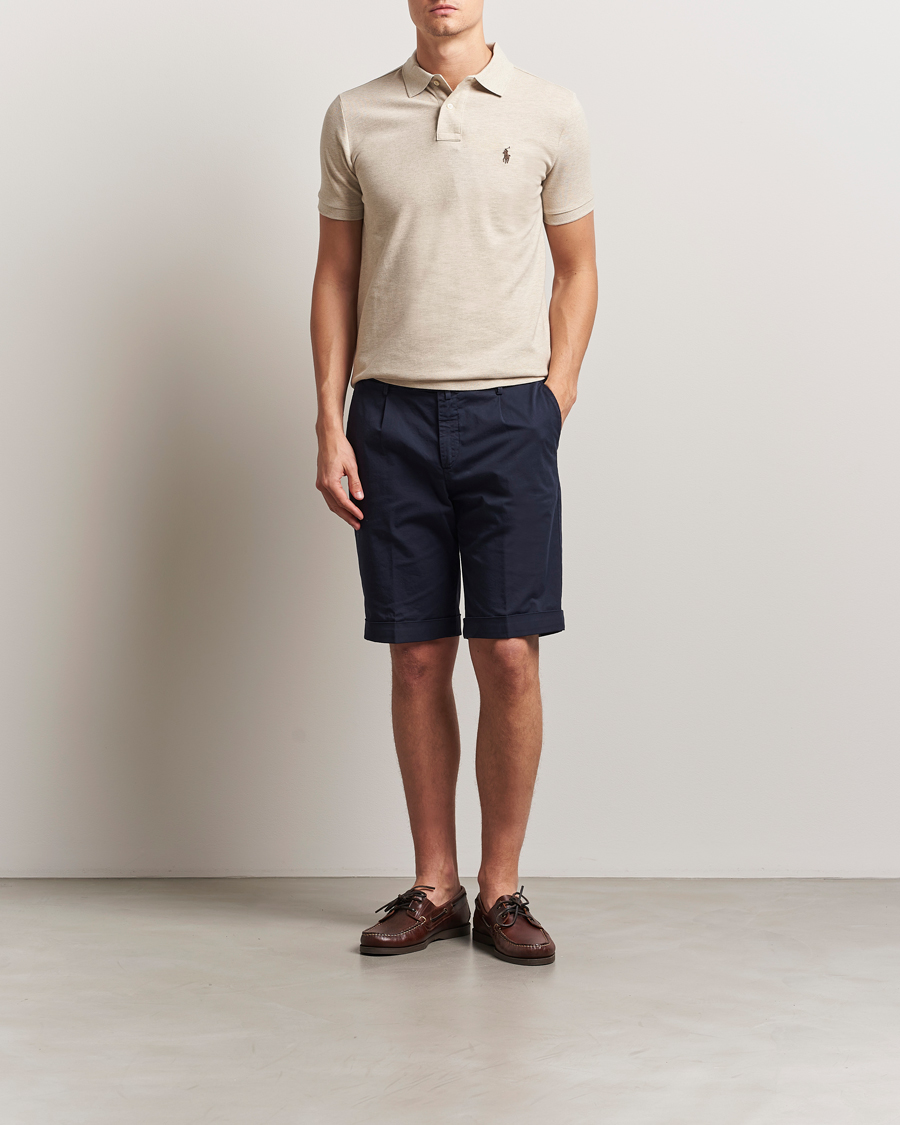 Homme | Polos | Polo Ralph Lauren | Custom Slim Fit Polo Expedition Dune Heather