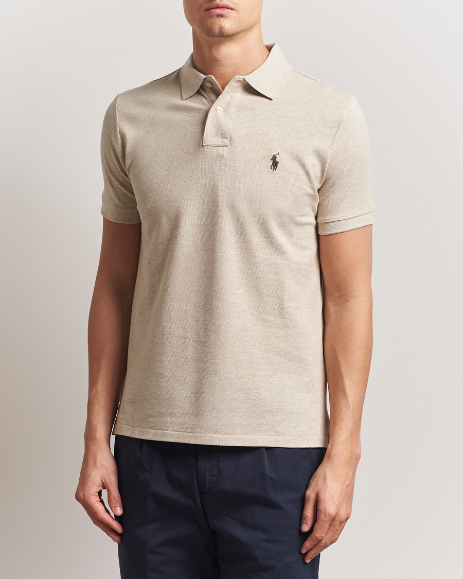 Homme | Polos | Polo Ralph Lauren | Custom Slim Fit Polo Expedition Dune Heather