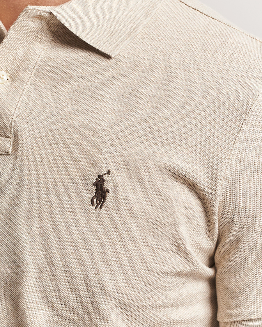 Homme | Polos | Polo Ralph Lauren | Custom Slim Fit Polo Expedition Dune Heather