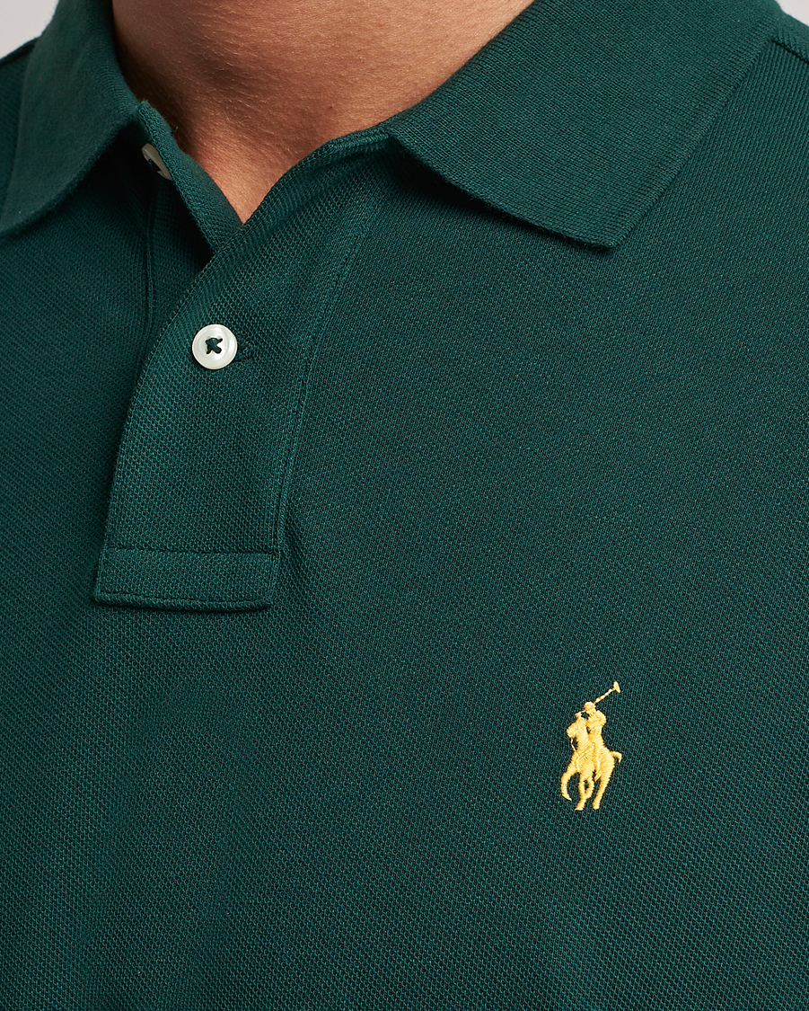 Homme | Pulls Et Tricots | Polo Ralph Lauren | Custom Slim Fit Long Sleeve Polo Hunt Club Green