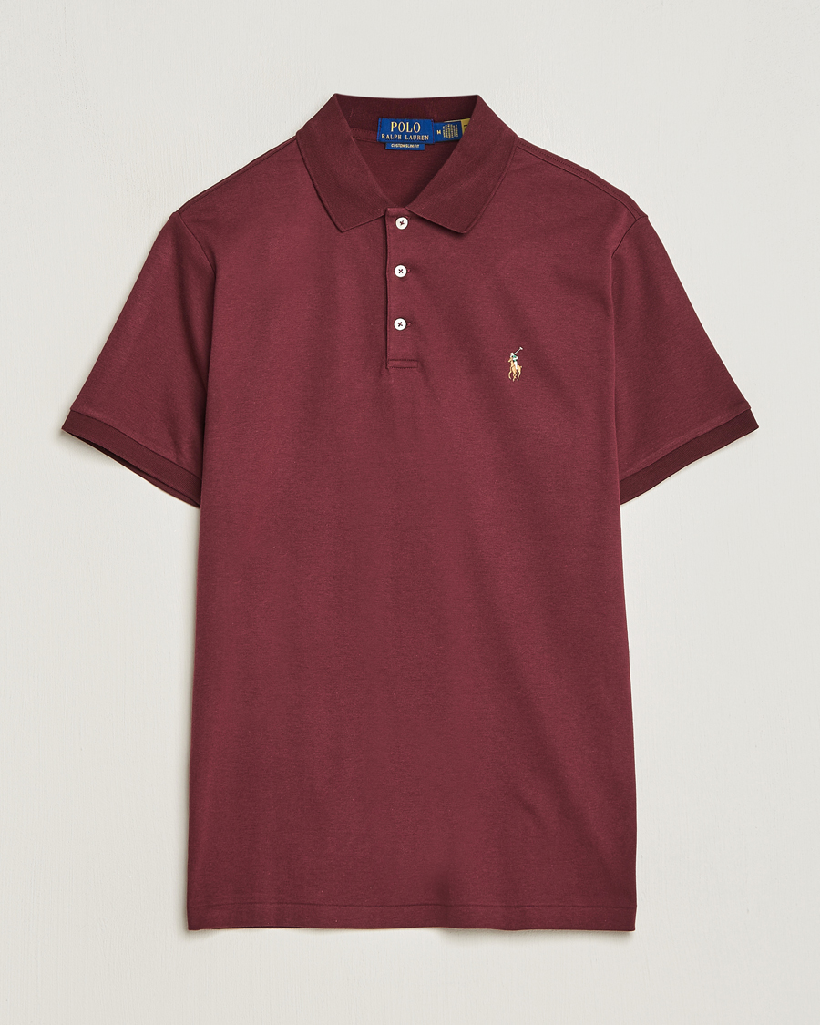 Homme | Polos | Polo Ralph Lauren | Luxury Pima Cotton Polo Harvard Wine