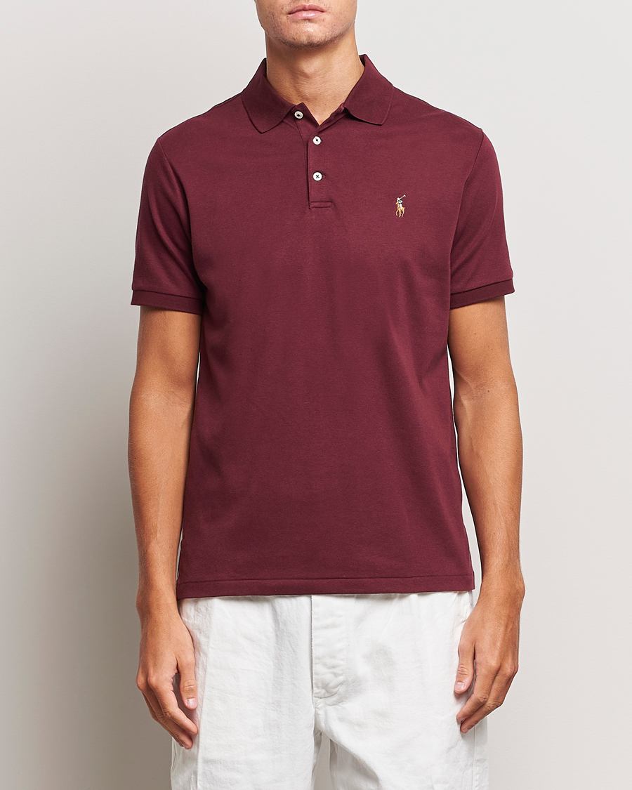 Homme | Polos | Polo Ralph Lauren | Luxury Pima Cotton Polo Harvard Wine