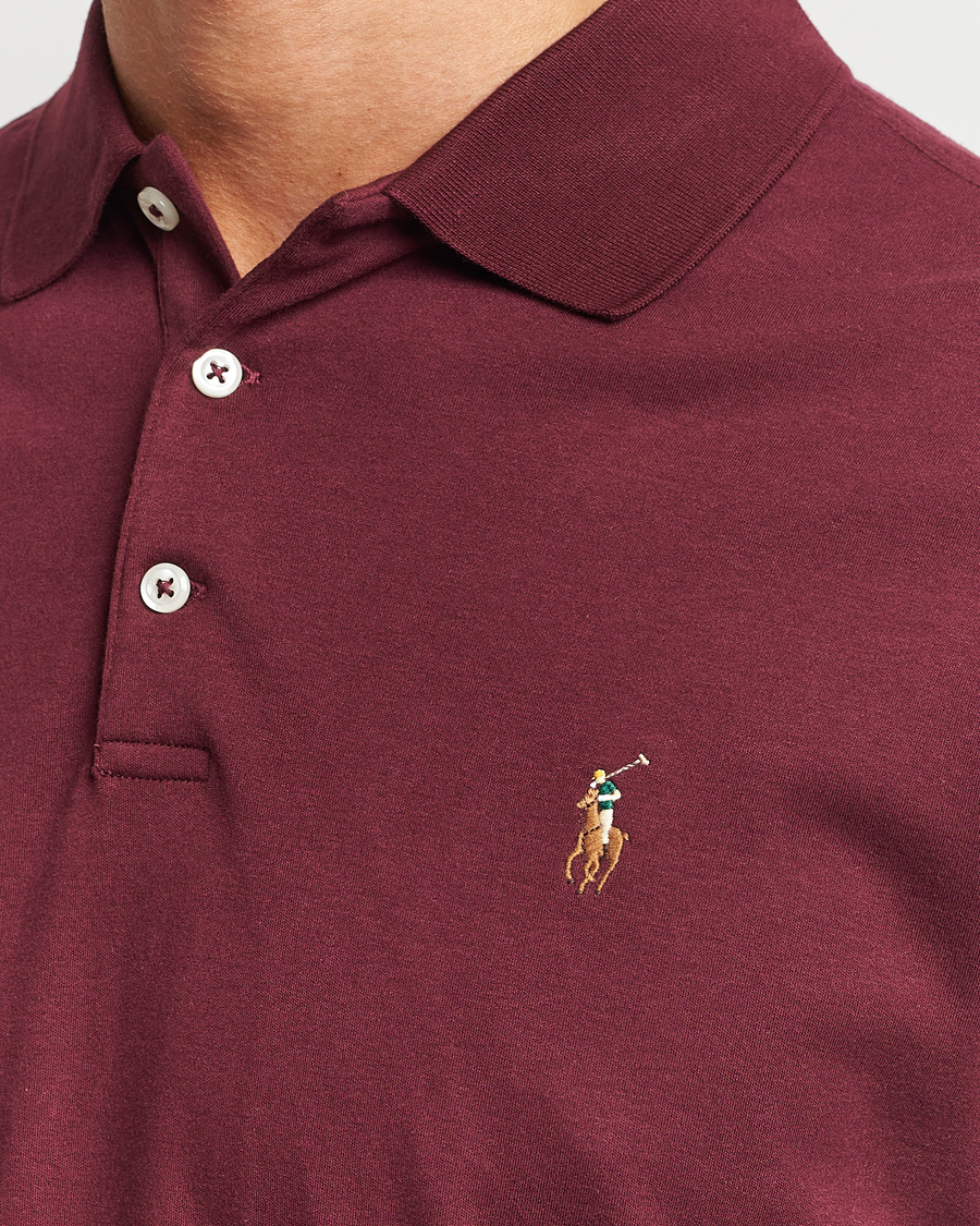 Homme | Polos | Polo Ralph Lauren | Luxury Pima Cotton Polo Harvard Wine