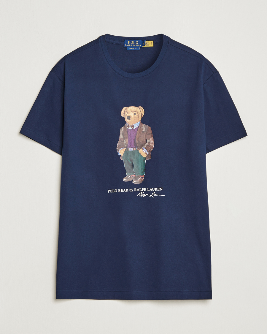 Homme | T-shirts | Polo Ralph Lauren | Printed Heritage Bear T-Shirt Cruise Navy