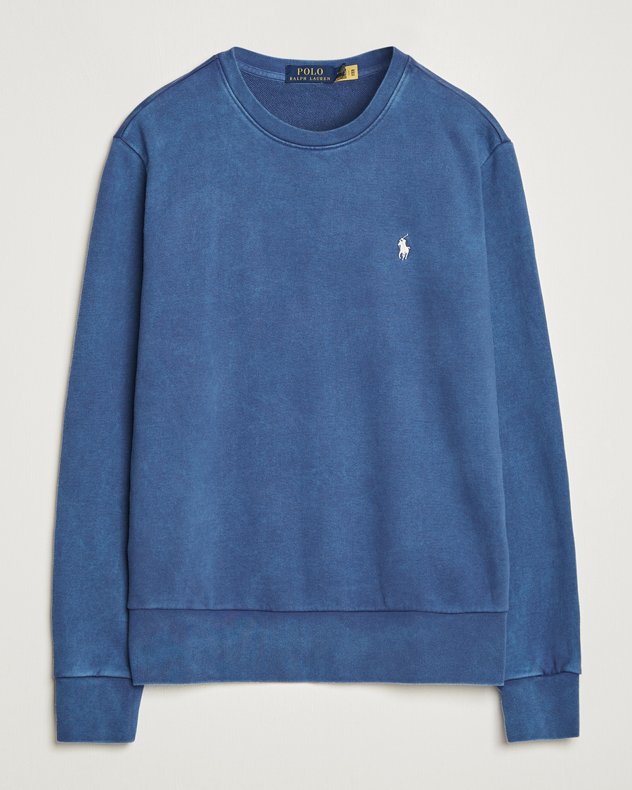Homme | Pulls Et Tricots | Polo Ralph Lauren | Loopback Terry Crew Neck Sweatshirt Light Navy