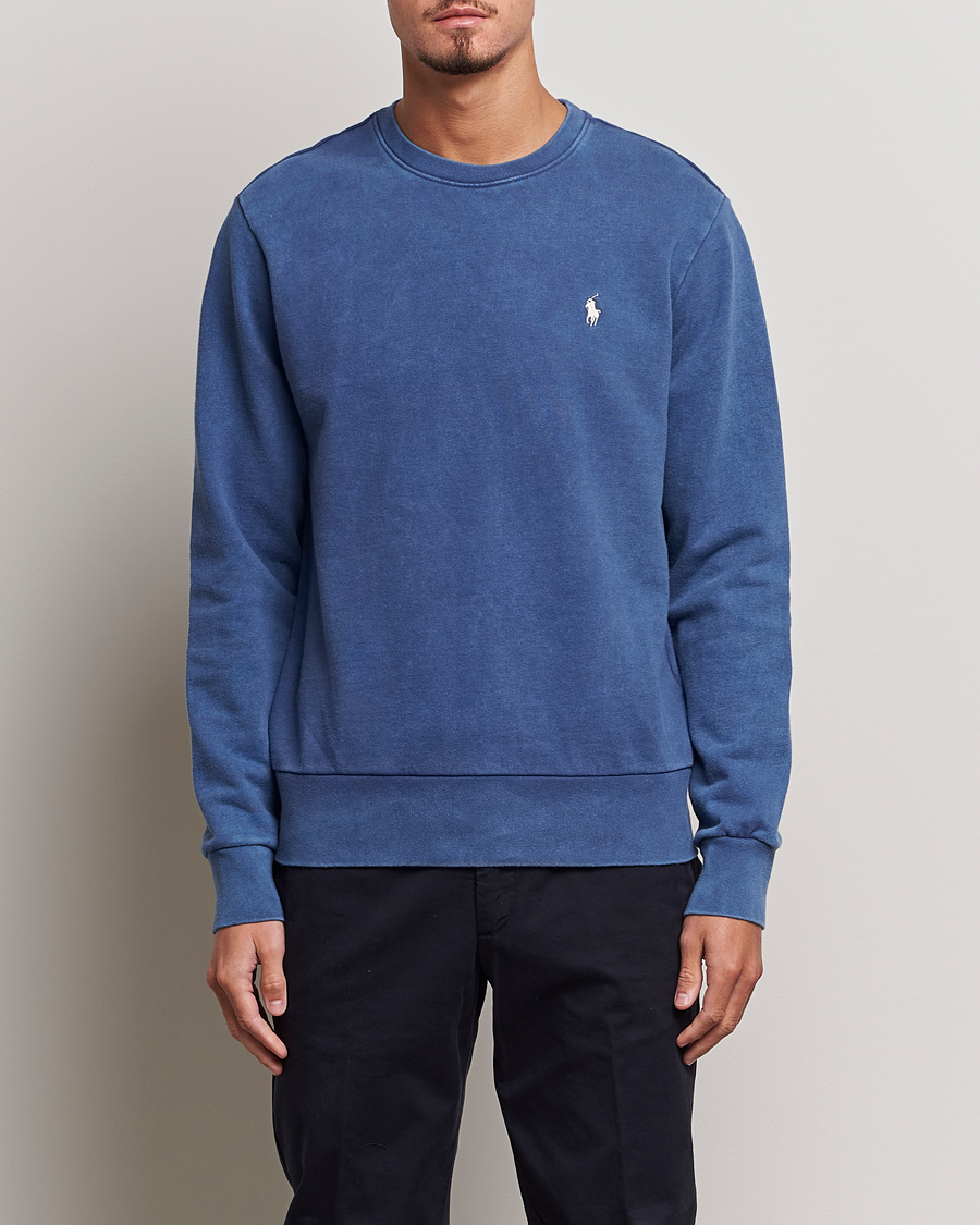 Homme | Pulls Et Tricots | Polo Ralph Lauren | Loopback Terry Crew Neck Sweatshirt Light Navy