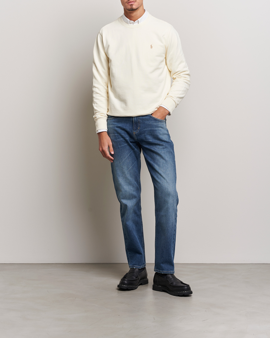 Homme | Pulls Et Tricots | Polo Ralph Lauren | Loopback Terry Sweatshirt Clubhouse Cream