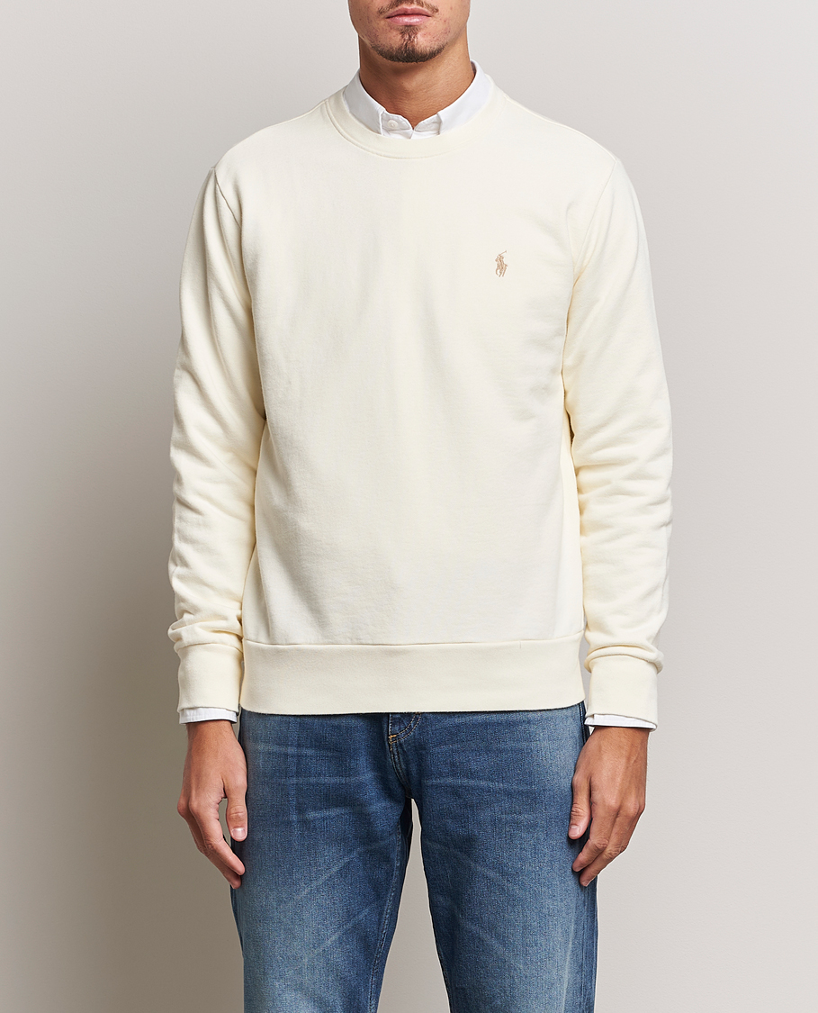 Homme | Pulls Et Tricots | Polo Ralph Lauren | Loopback Terry Sweatshirt Clubhouse Cream