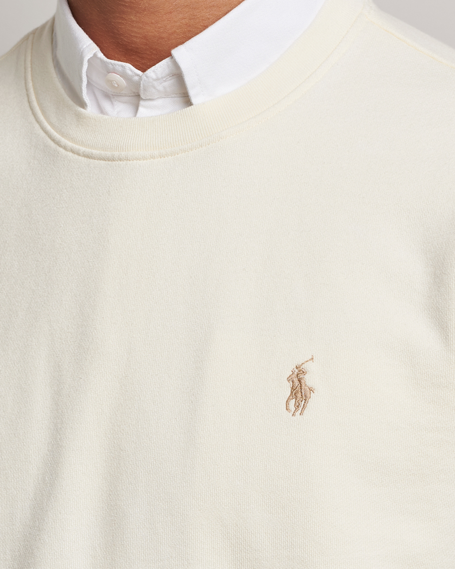 Homme | Pulls Et Tricots | Polo Ralph Lauren | Loopback Terry Sweatshirt Clubhouse Cream