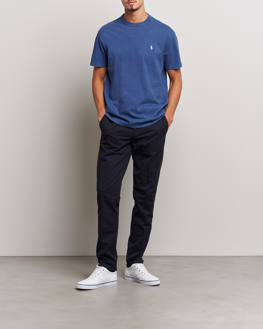 Homme | T-shirts | Polo Ralph Lauren | Loopback Crew Neck T-Shirt Light Navy