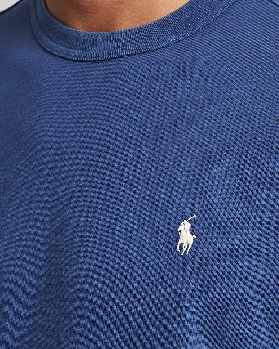 Homme | T-shirts | Polo Ralph Lauren | Loopback Crew Neck T-Shirt Light Navy