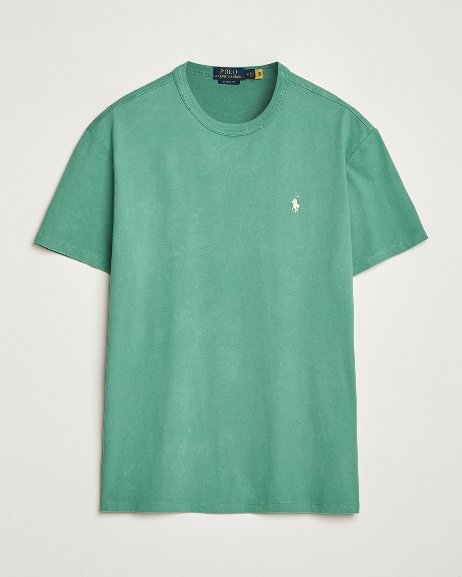 Homme | T-shirts | Polo Ralph Lauren | Loopback Crew Neck T-Shirt Fairway Green