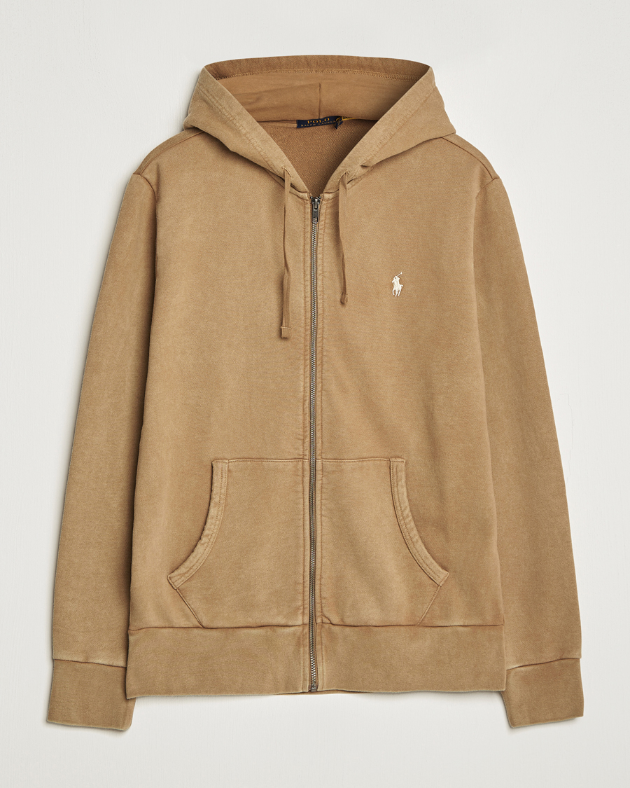 Homme | Pulls Et Tricots | Polo Ralph Lauren | Loopback Full Zip Hoodie Rustic Tan