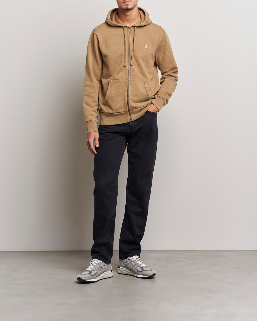 Homme | Pulls Et Tricots | Polo Ralph Lauren | Loopback Full Zip Hoodie Rustic Tan