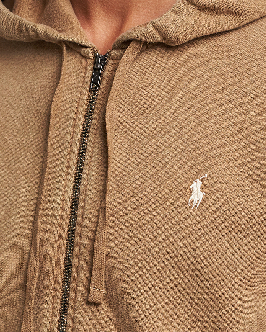 Homme | Pulls Et Tricots | Polo Ralph Lauren | Loopback Full Zip Hoodie Rustic Tan
