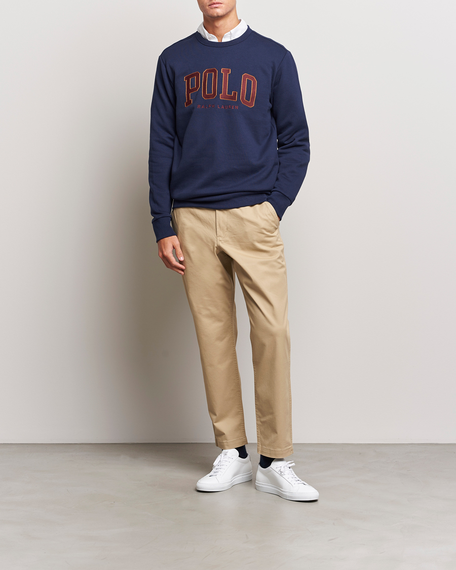 Homme | Pulls Et Tricots | Polo Ralph Lauren | RL Fleece Logo Sweatshirt Cruise Navy