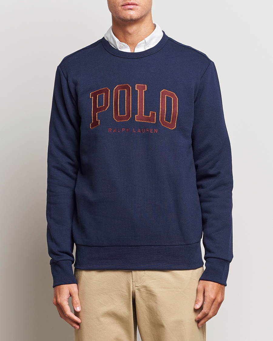 Homme | Pulls Et Tricots | Polo Ralph Lauren | RL Fleece Logo Sweatshirt Cruise Navy