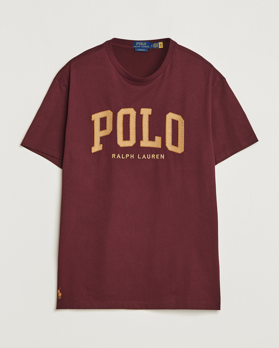 Homme | T-shirts | Polo Ralph Lauren | Logo Crew Neck T-Shirt Harvard Wine