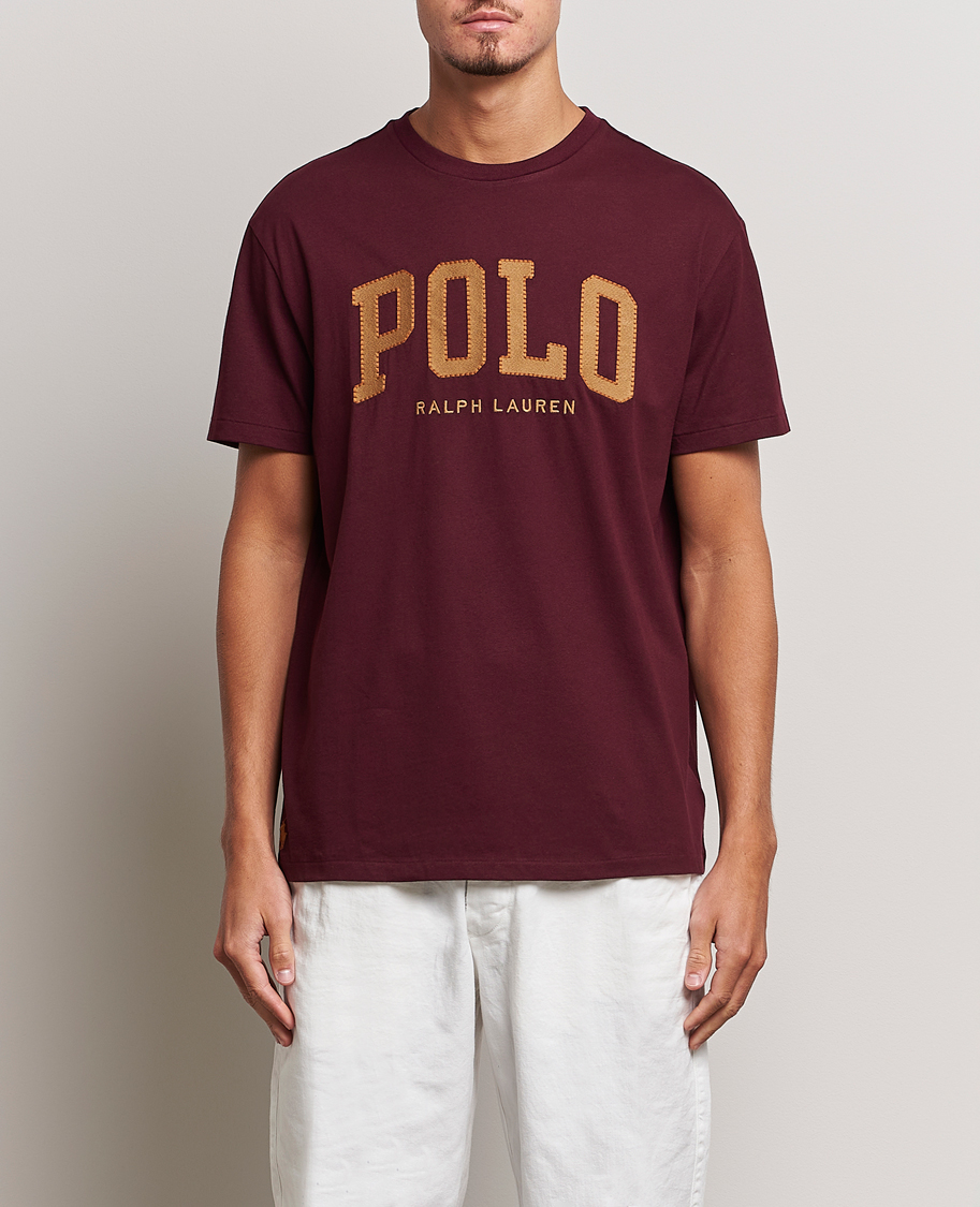 Homme | T-shirts | Polo Ralph Lauren | Logo Crew Neck T-Shirt Harvard Wine
