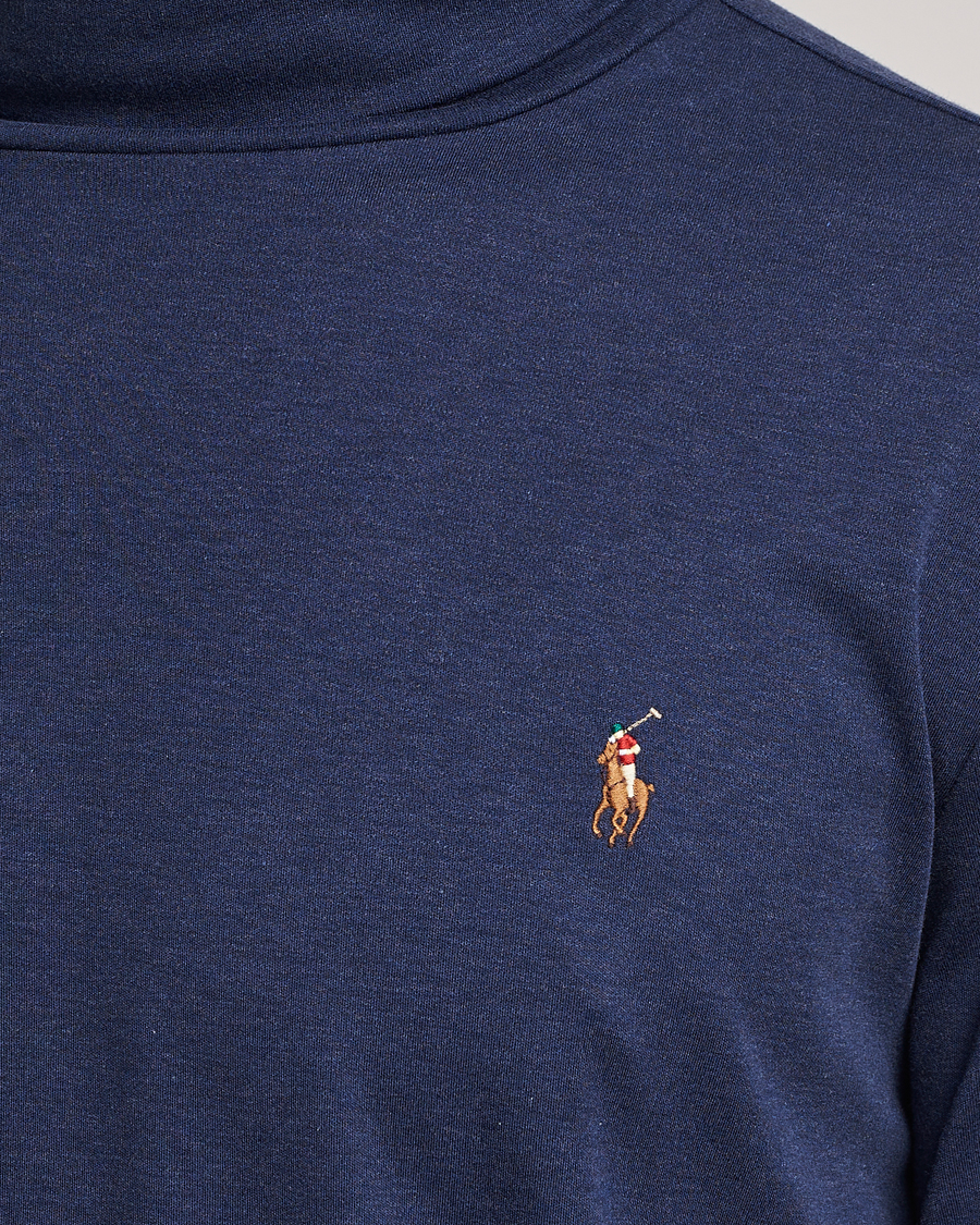 Homme | Pulls Et Tricots | Polo Ralph Lauren | Luxury Pima Cotton Rollneck Spring Navy Heather