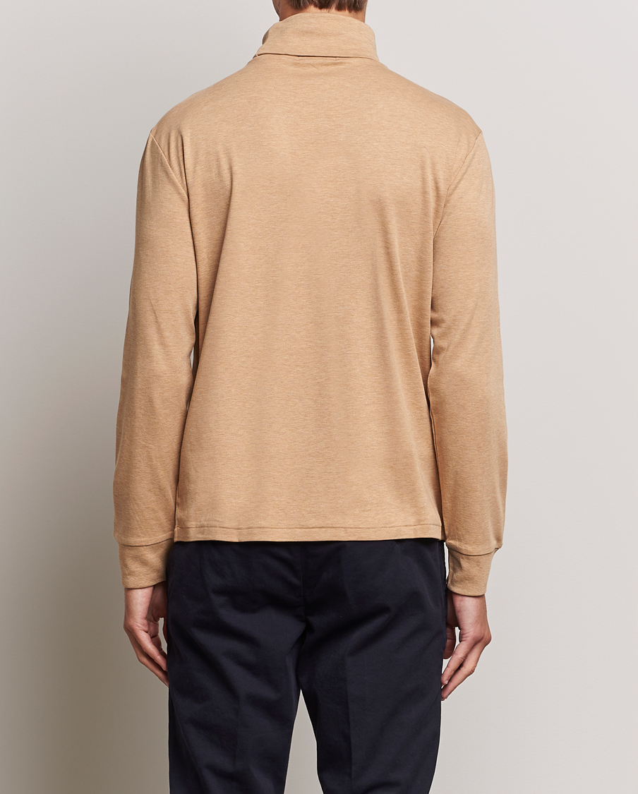 Homme | Pulls Et Tricots | Polo Ralph Lauren | Luxury Pima Cotton Rollneck Camel Heather