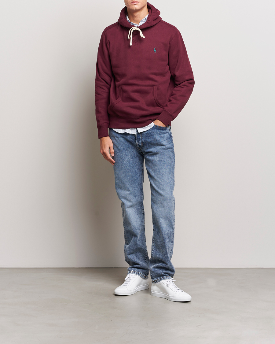 Homme | Pulls Et Tricots | Polo Ralph Lauren | RL Fleece Hoodie Harvard Wine