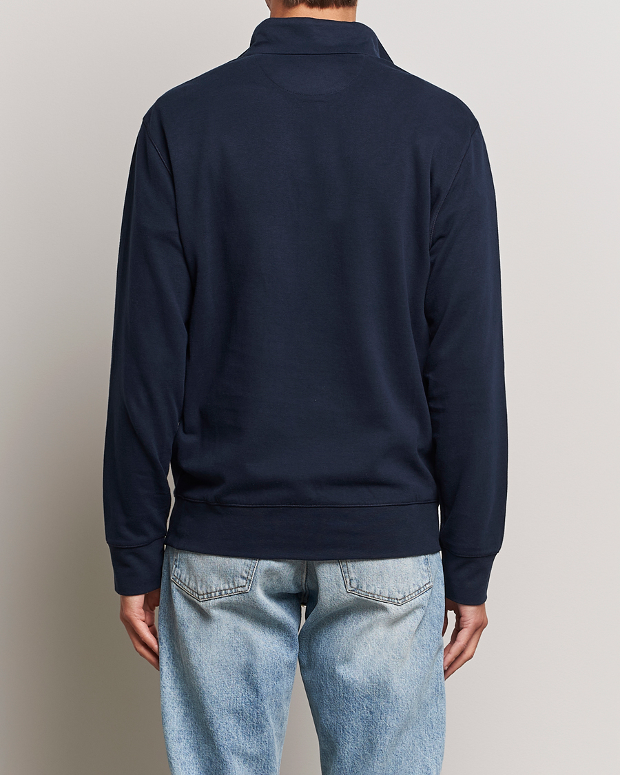 Homme | Pulls Et Tricots | Polo Ralph Lauren | Double Knit Half-Zip Sweater Aviator Navy