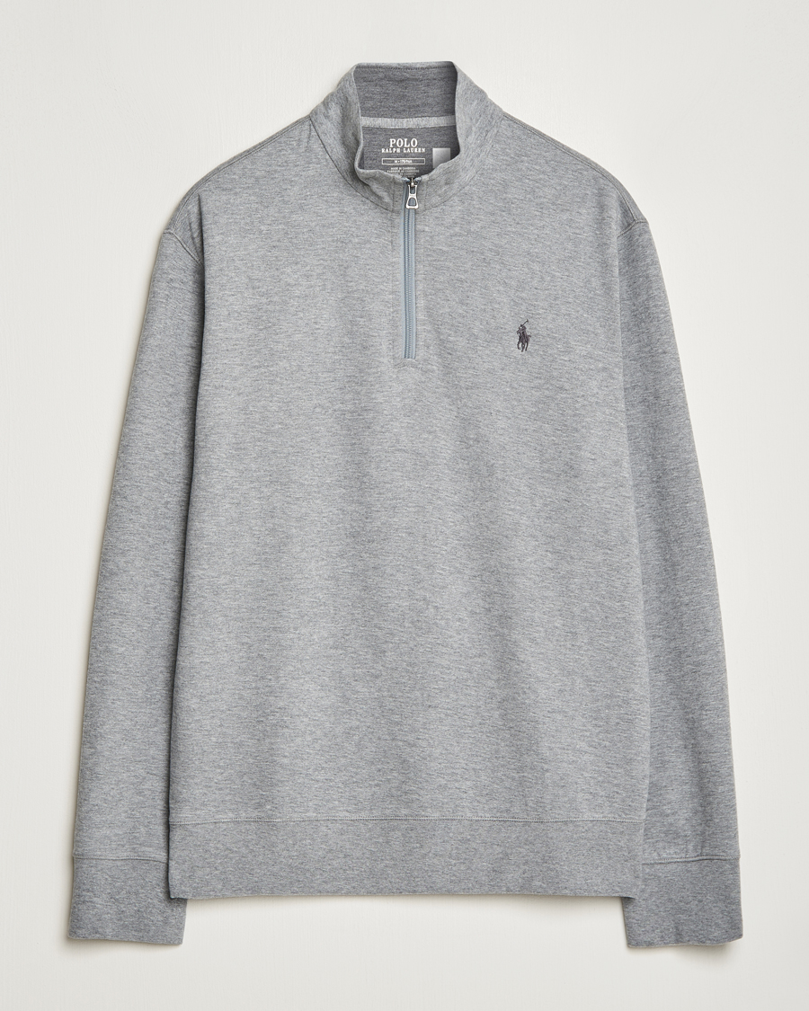 Homme | Pulls Et Tricots | Polo Ralph Lauren | Tech Double Knit Half Zip Steel Heather