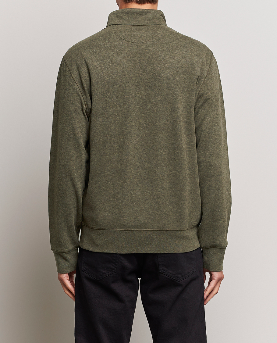 Homme | Pulls Et Tricots | Polo Ralph Lauren | Tech Double Knit Half Zip Olive Heather