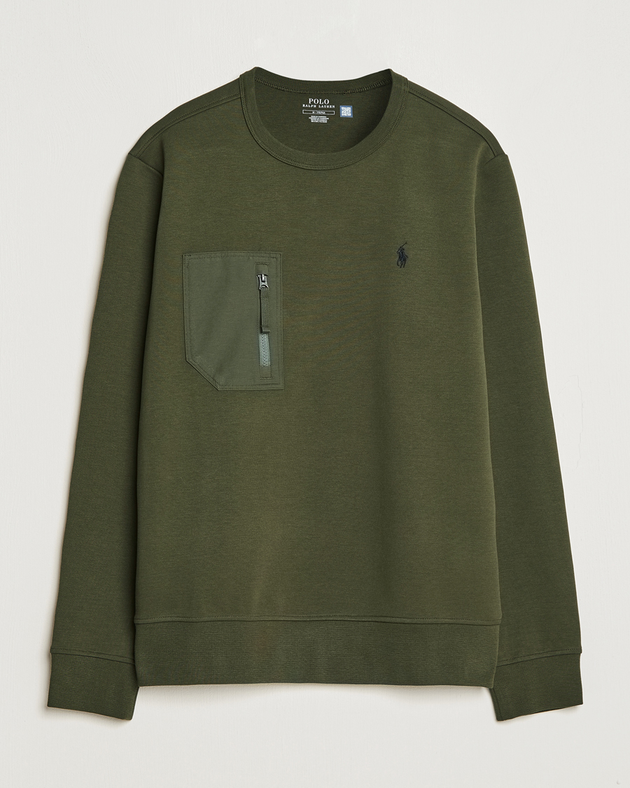 Homme | Pulls Et Tricots | Polo Ralph Lauren | Double Knit Pocket Sweatshirt Company Olive