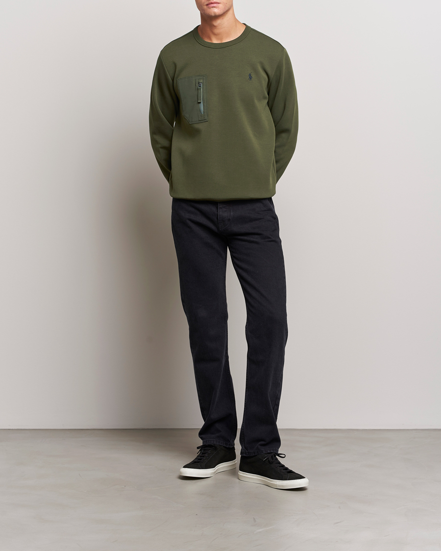Homme | Pulls Et Tricots | Polo Ralph Lauren | Double Knit Pocket Sweatshirt Company Olive