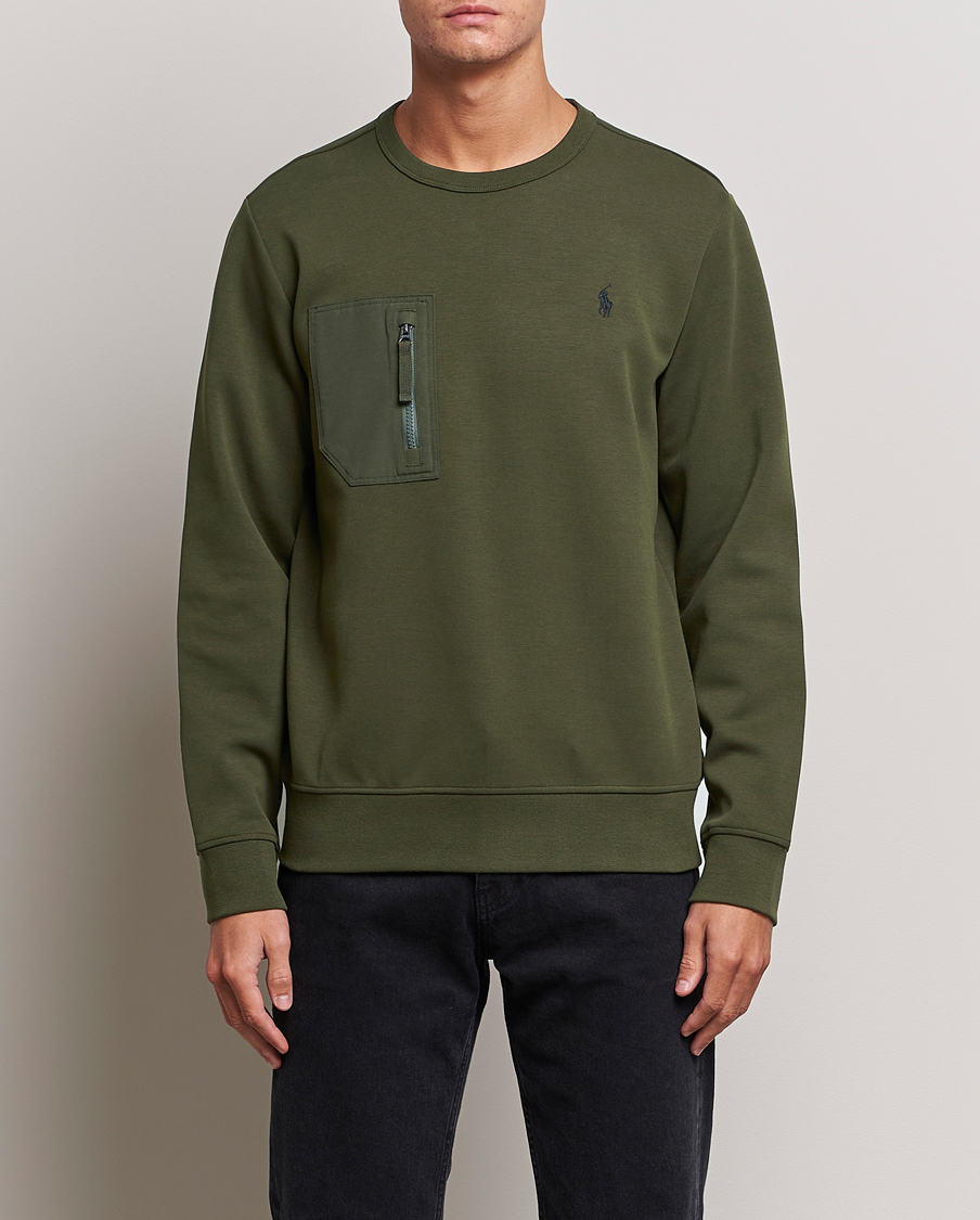 Homme | Pulls Et Tricots | Polo Ralph Lauren | Double Knit Pocket Sweatshirt Company Olive