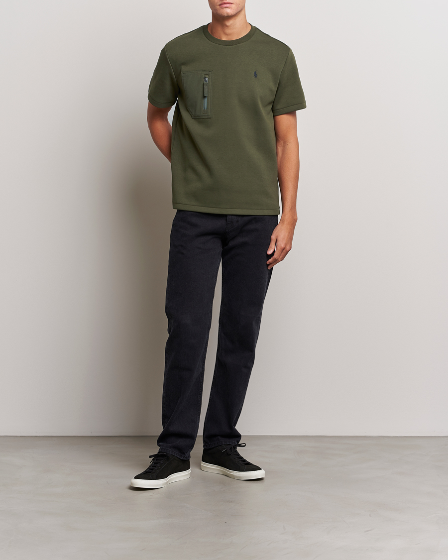Homme | T-shirts | Polo Ralph Lauren | Double Knit Pocket T-Shirt Company Olive