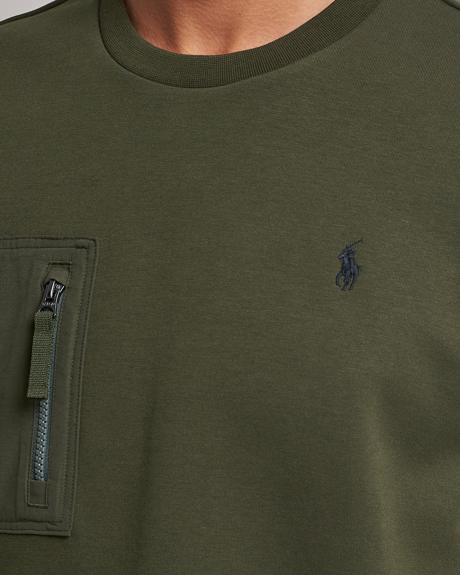 Homme | T-shirts | Polo Ralph Lauren | Double Knit Pocket T-Shirt Company Olive