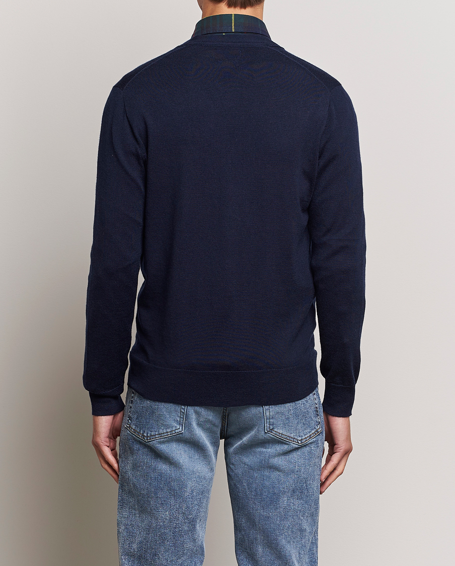 Homme | Pulls Et Tricots | Polo Ralph Lauren | Merino Knitted Cardigan Hunter Navy