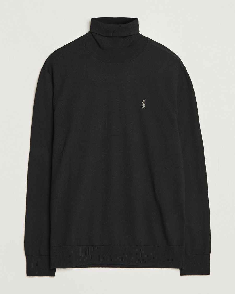 Homme | Pulls Et Tricots | Polo Ralph Lauren | Merino Knitted Rollneck Black