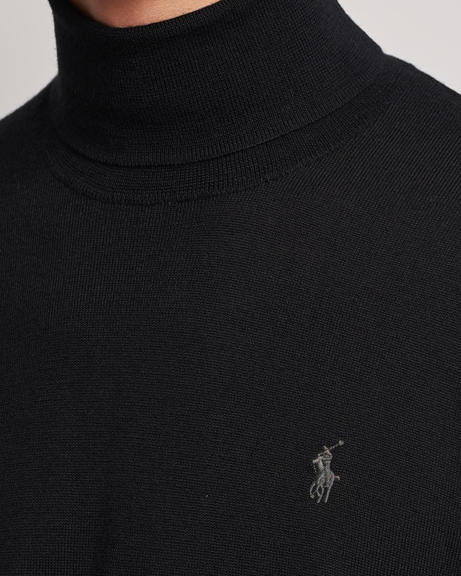 Homme | Pulls Et Tricots | Polo Ralph Lauren | Merino Knitted Rollneck Black
