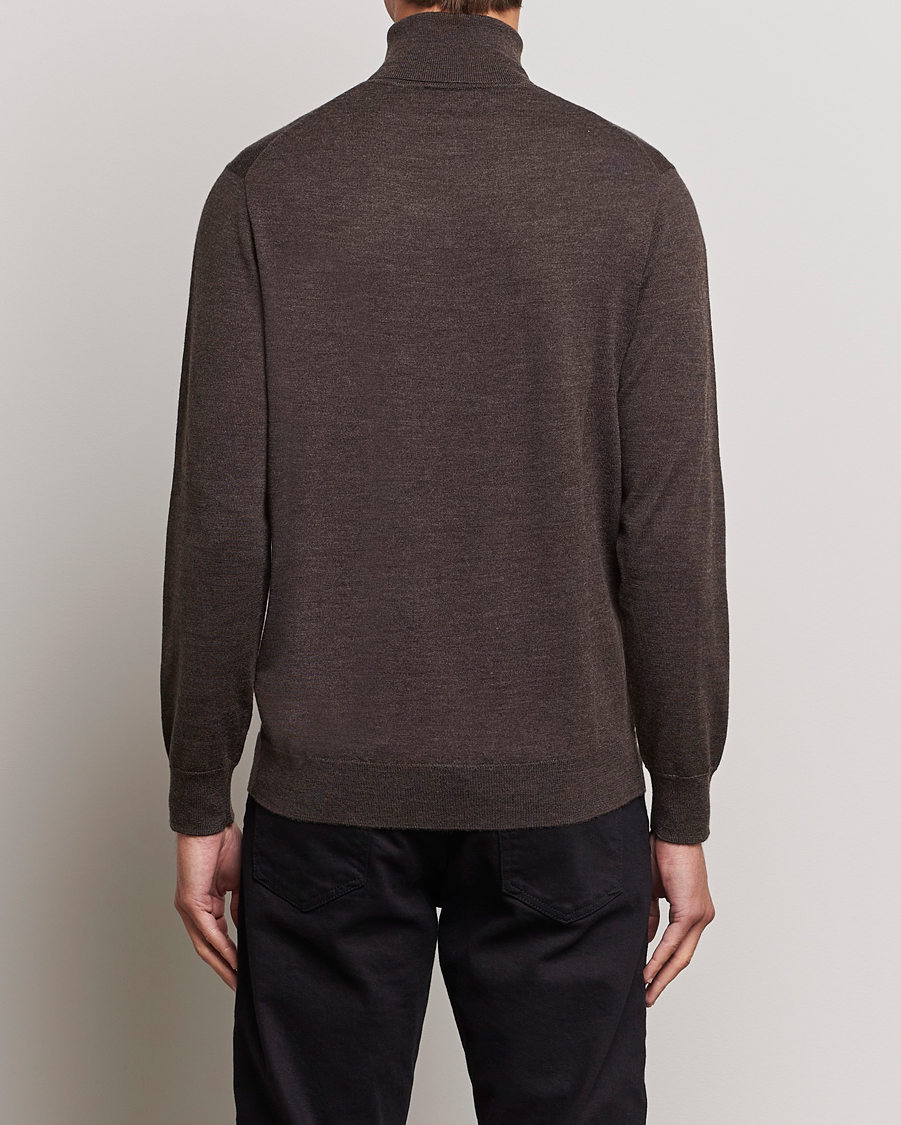 Homme | Pulls Et Tricots | Polo Ralph Lauren | Merino Knitted Rollneck Brown Heather