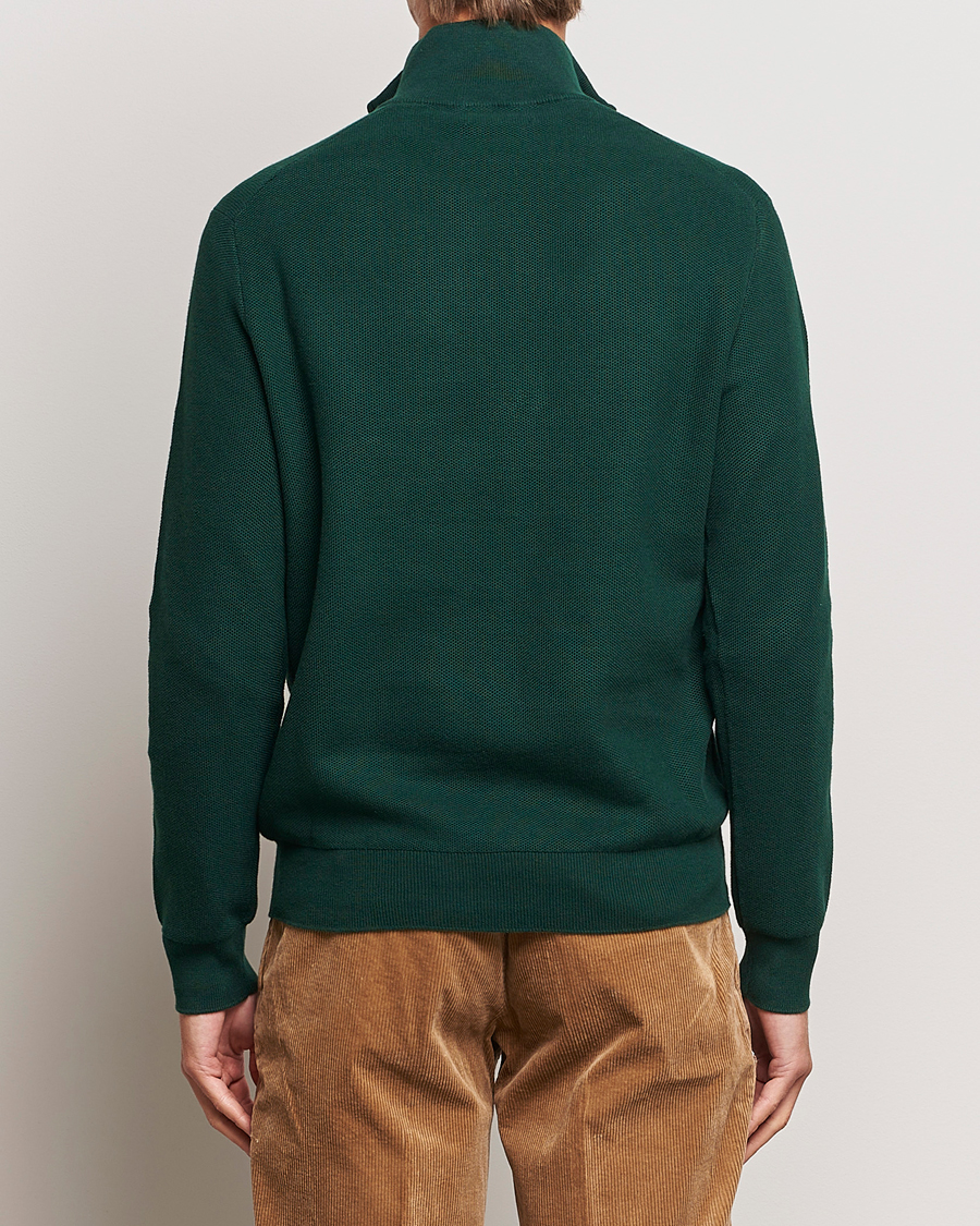 Homme | Pulls Et Tricots | Polo Ralph Lauren | Textured Half Zip Hunt Club Green