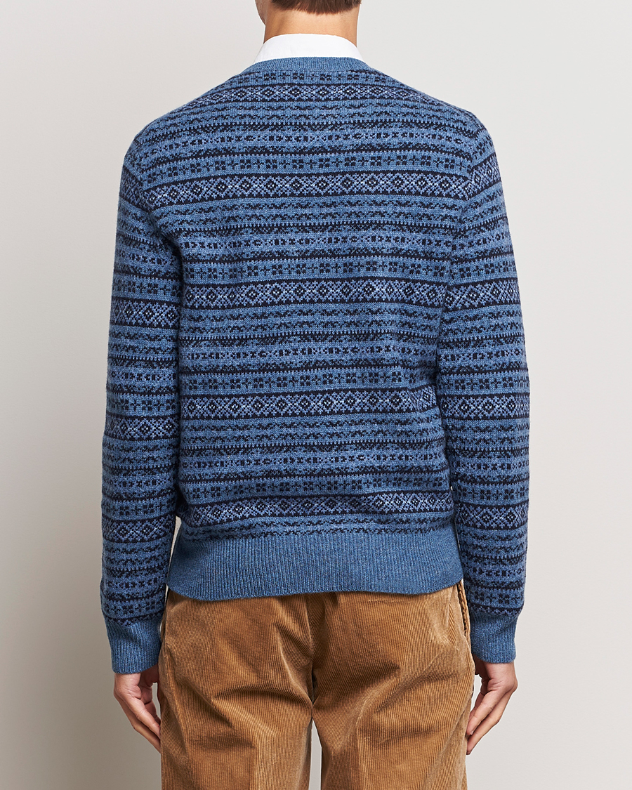 Homme | Pulls Et Tricots | Polo Ralph Lauren | Wool/Cashmere Fairisle Sweater Navy