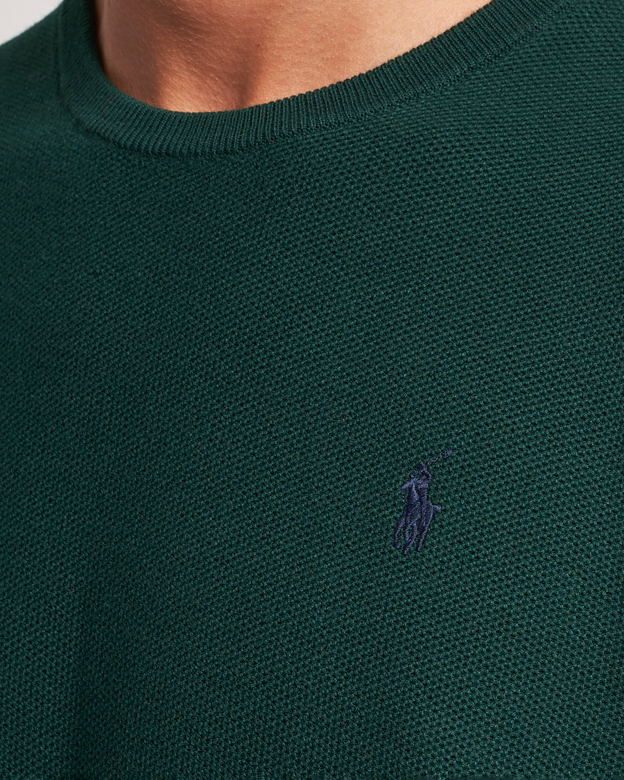 Homme | Pulls Et Tricots | Polo Ralph Lauren | Textured Crew Neck Sweater Hunt Club Green
