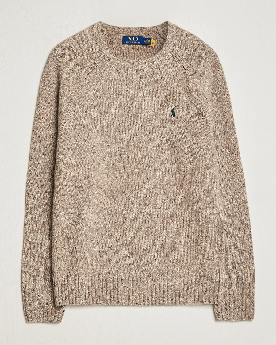 Homme | Pulls Et Tricots | Polo Ralph Lauren | Wool Knitted Donegal Sweater Bark